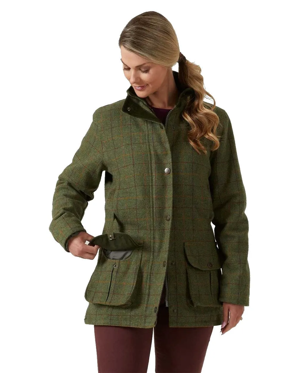 Alan Paine Rutland Ladies Waterproof Tweed Jacket