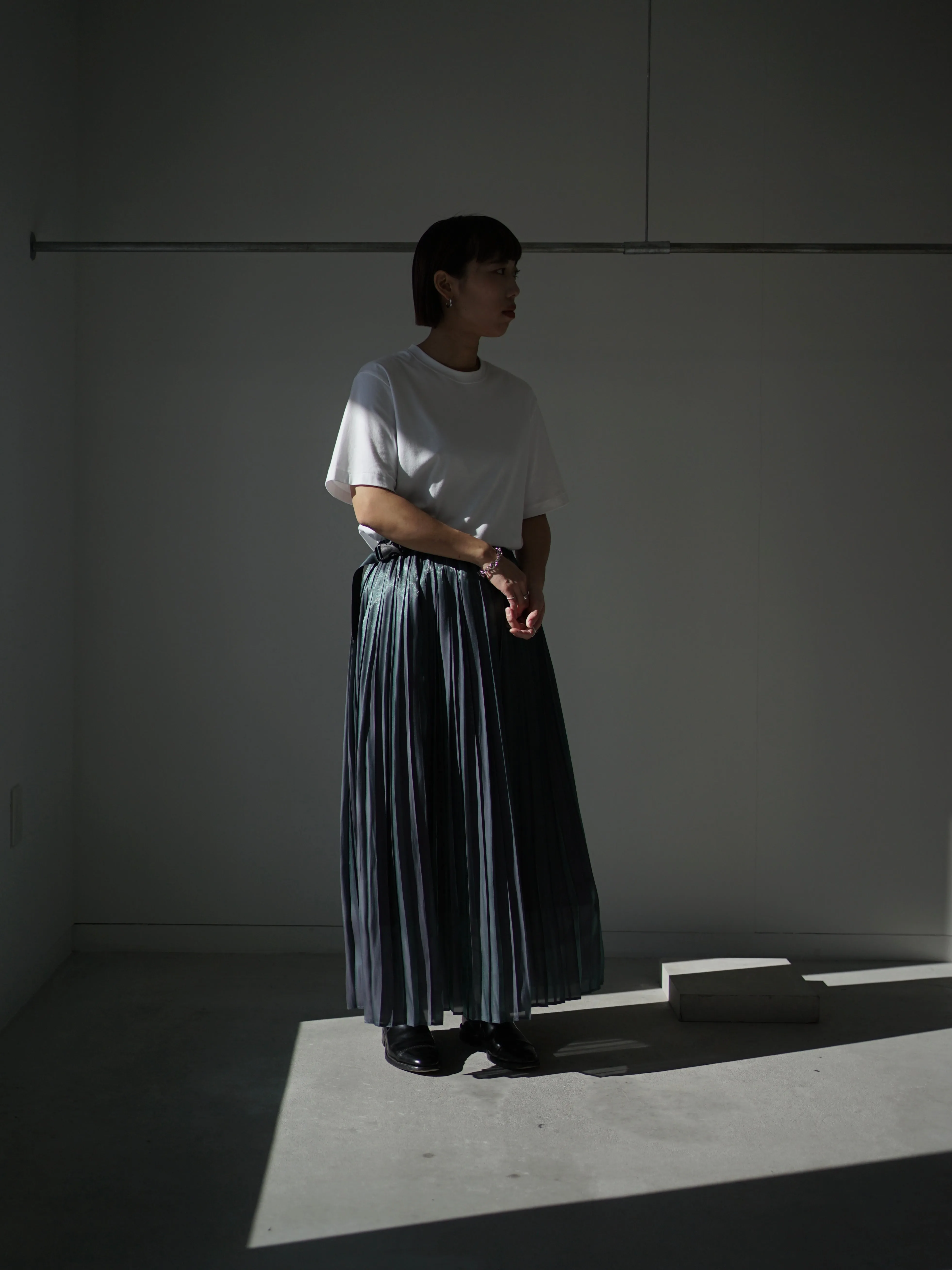 Aurora cloth double side pleated skirt