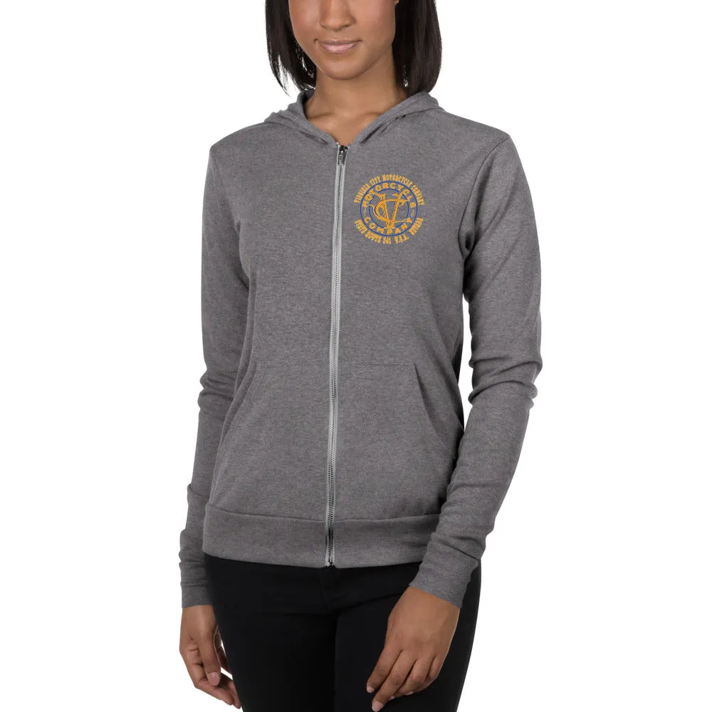 Battle Born Skull & Flag Zip-up Hoodie