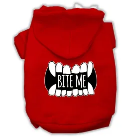 Bite Me Screenprint Dog Hoodie Red Xxl (18)