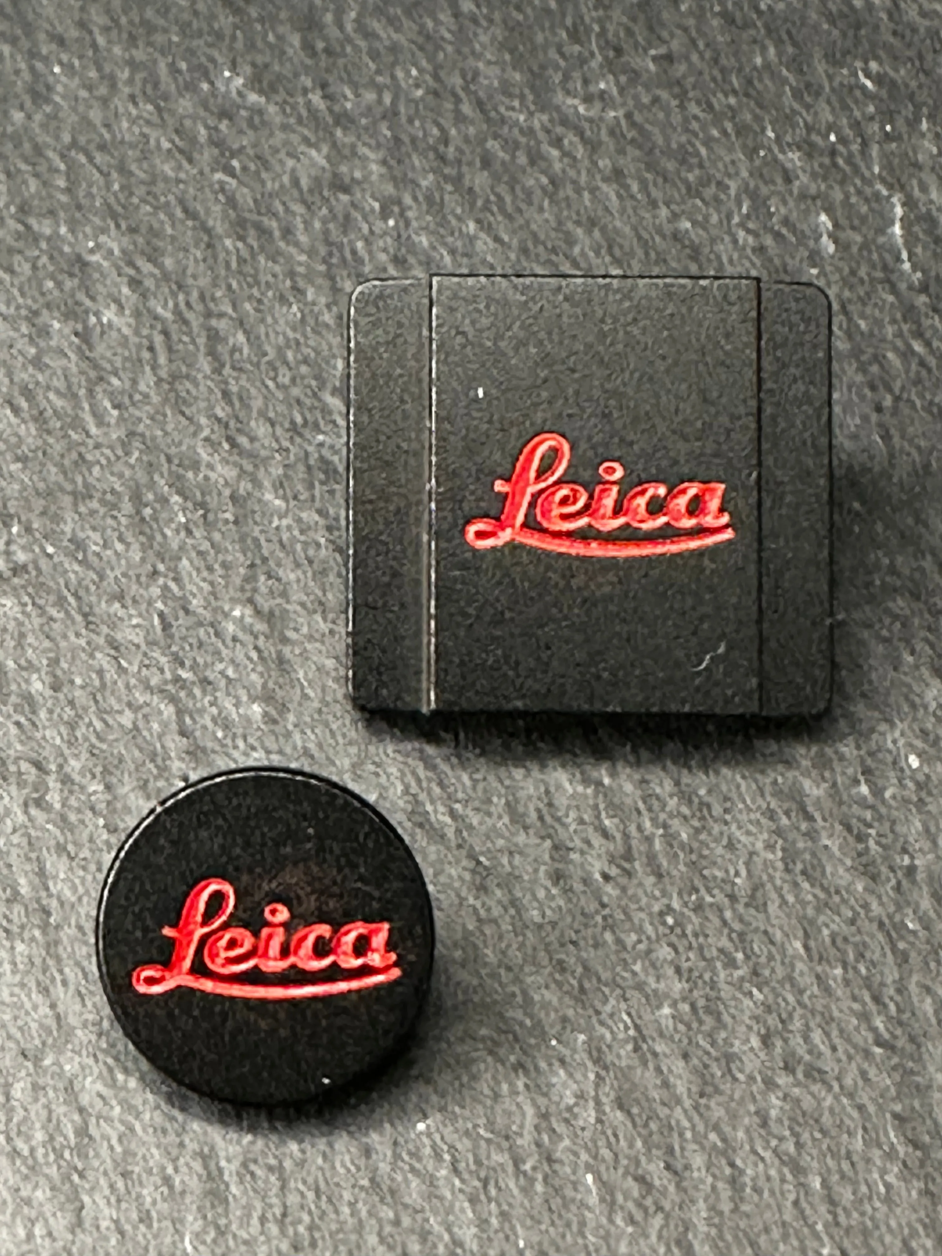 Black Red Leica Hot Shoe Cover