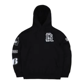 BS MULTI LOGO HOODIE BLACK