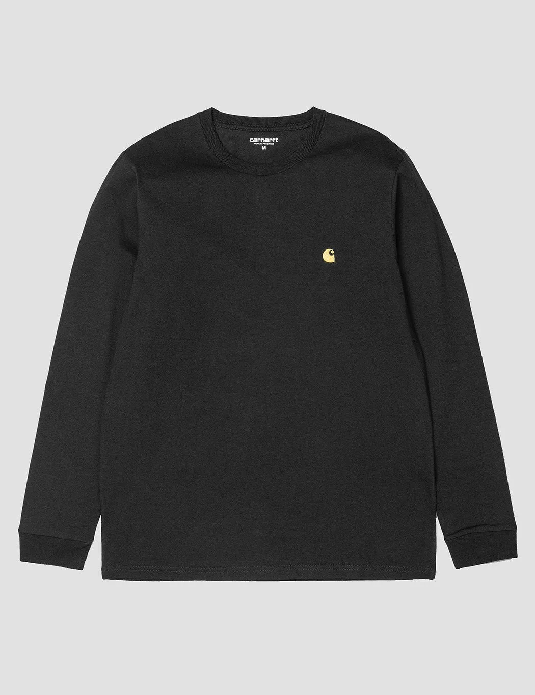 Carhartt Chase Long Sleeve T-Shirt - Black