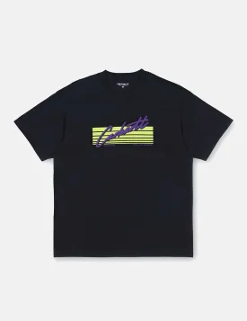 Carhartt-WIP Horizon Script T-Shirt - Black