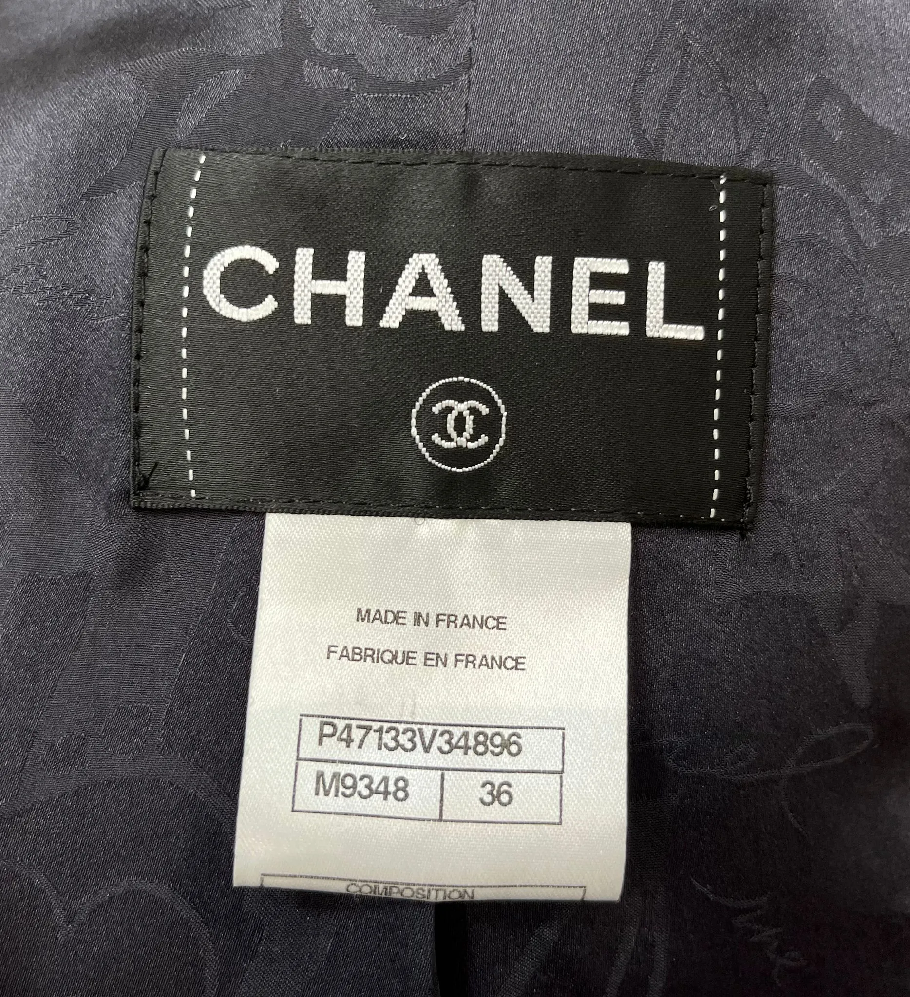 Chanel Globalisation Tweed Coat. Size 36FR