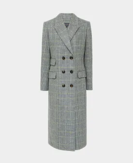 Double Breasted Tweed Coat