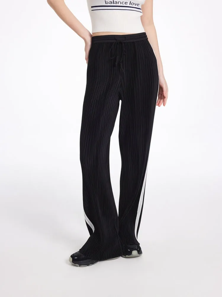 EP YAYING Wide-Leg Straight Pants