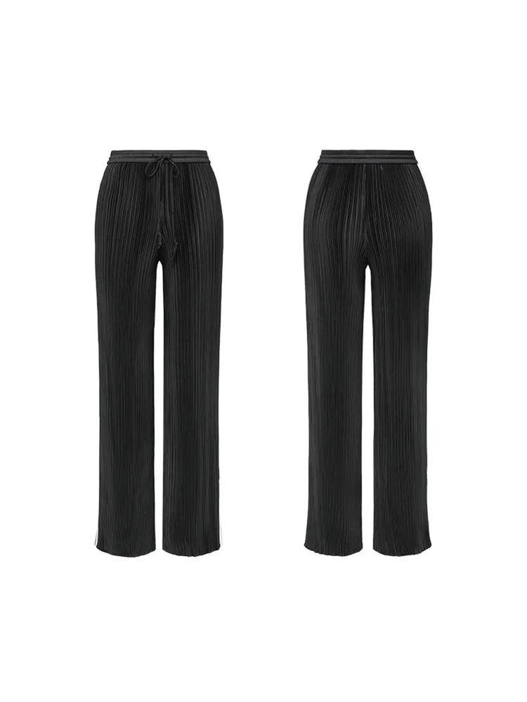 EP YAYING Wide-Leg Straight Pants