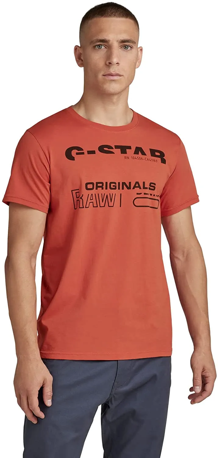 G-Star Raw Men's Originals Overlay Graphic T-Shirt