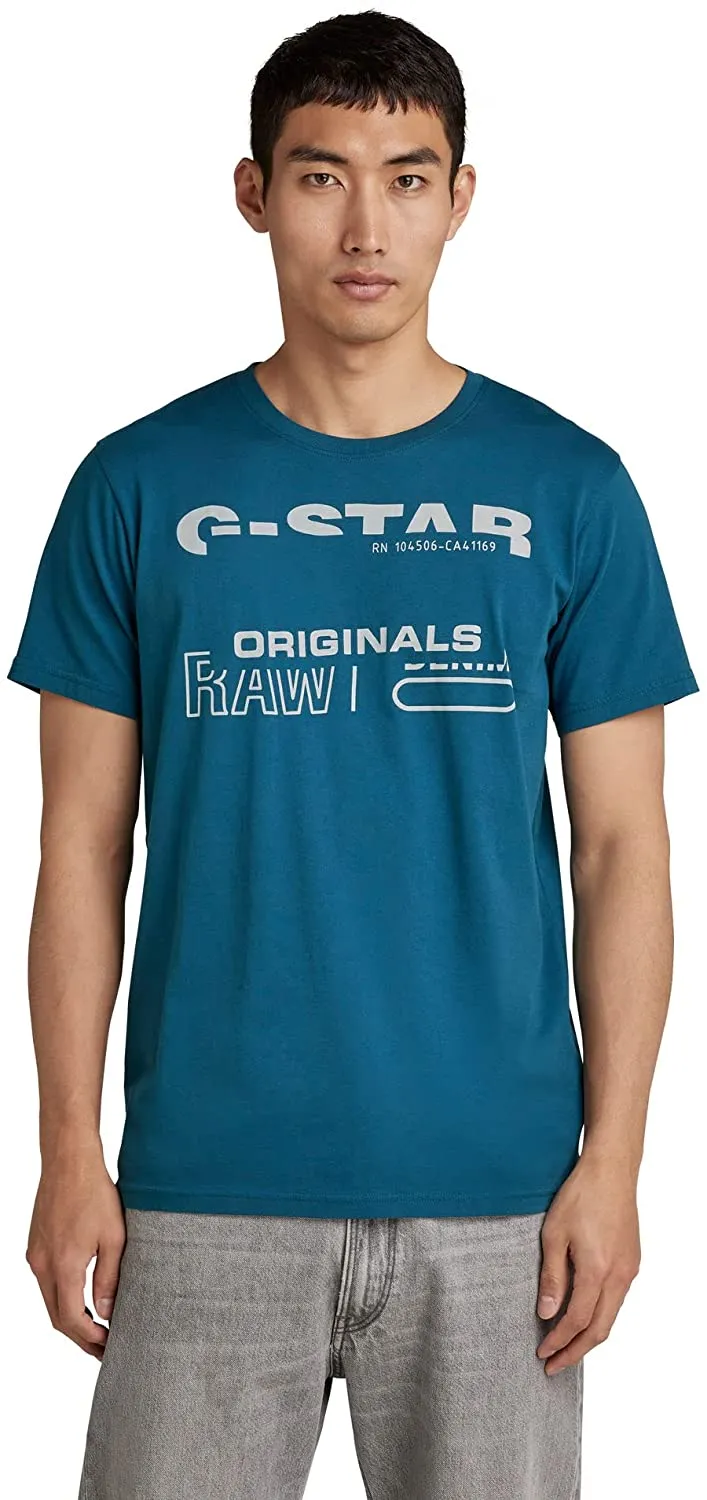 G-Star Raw Men's Originals Overlay Graphic T-Shirt