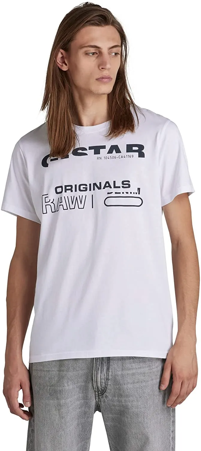 G-Star Raw Men's Originals Overlay Graphic T-Shirt