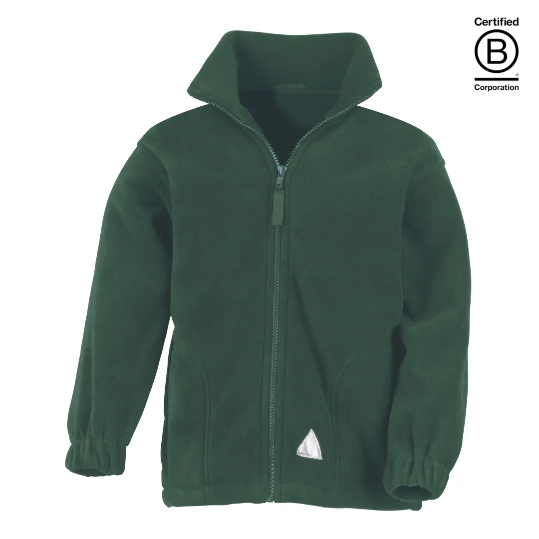 Heavy school fleece jacket