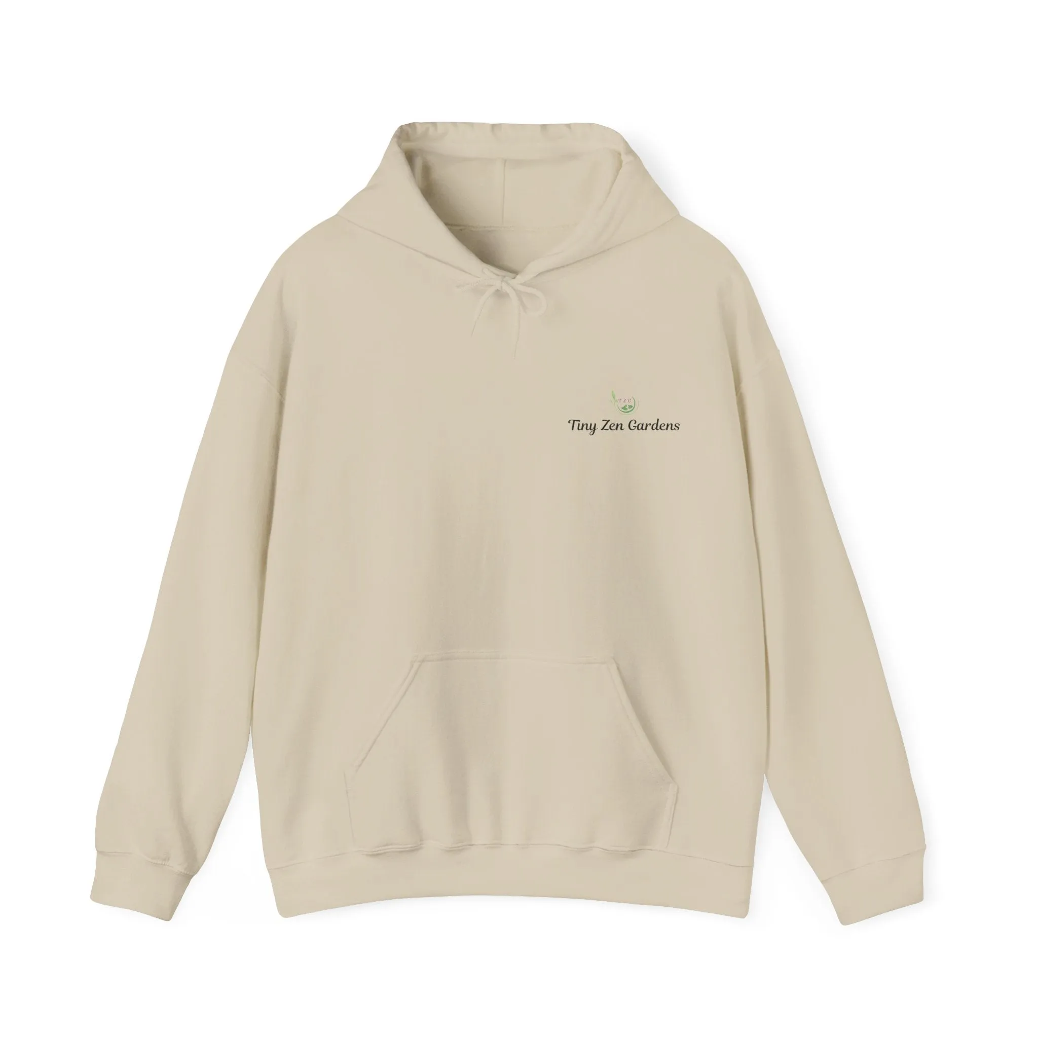 Hooded Sweatshirt Holiday Vibes Serene Beach Mental Health