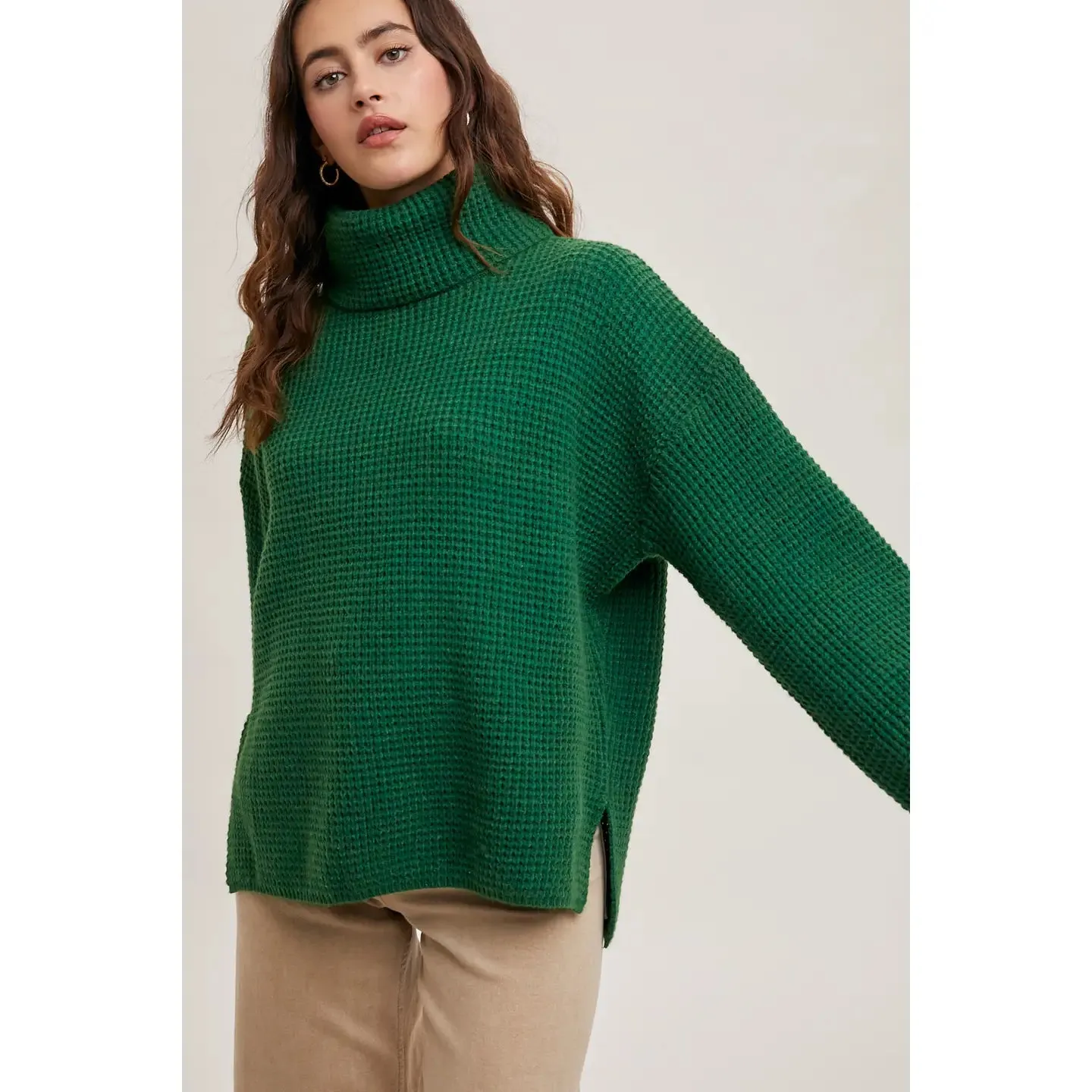 Jennifer Oversized Turtleneck Sweater