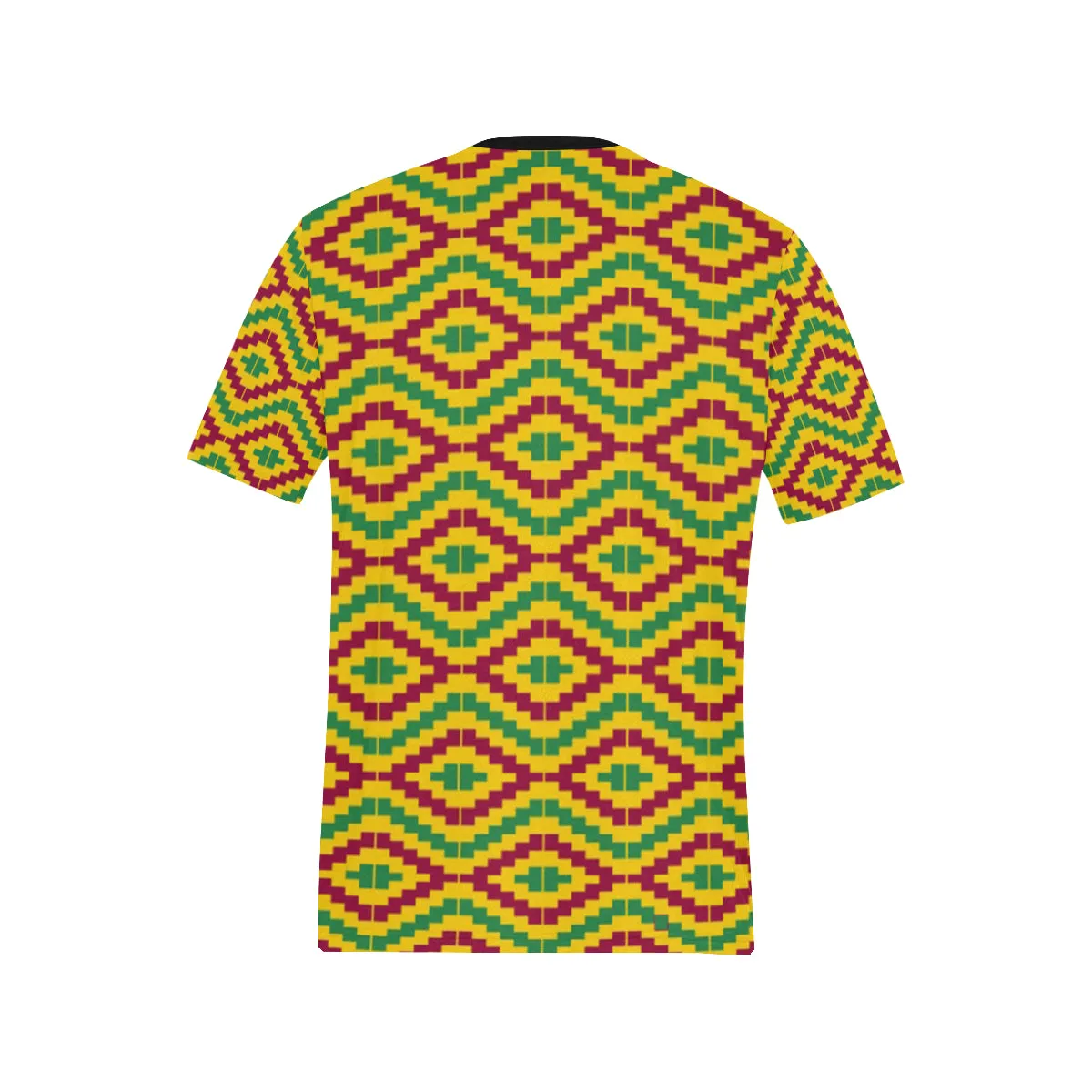 KENTE FRACTAL Men's All Over Print T-Shirt