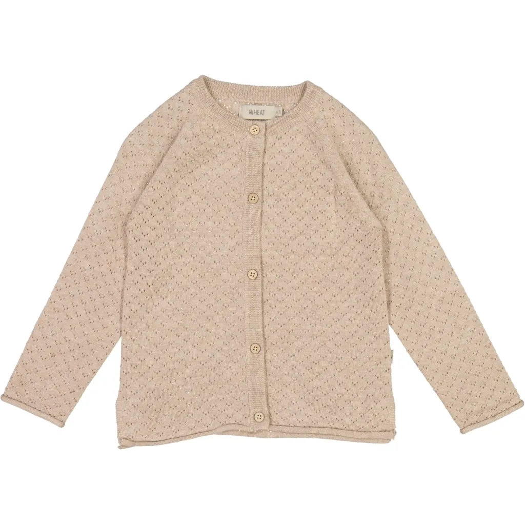 Knit Cardigan Hera - khaki melange