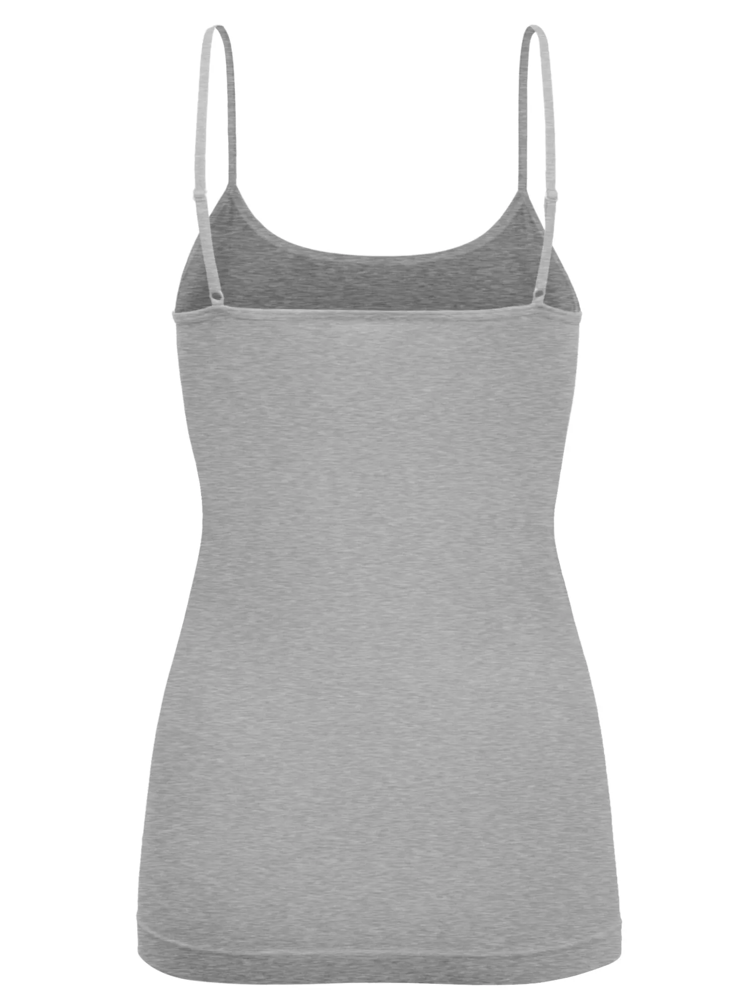 KOGMO Womens Seamless Stretchy Adjustable Strap Cami Tank Top 1-Pack or 3-Pack