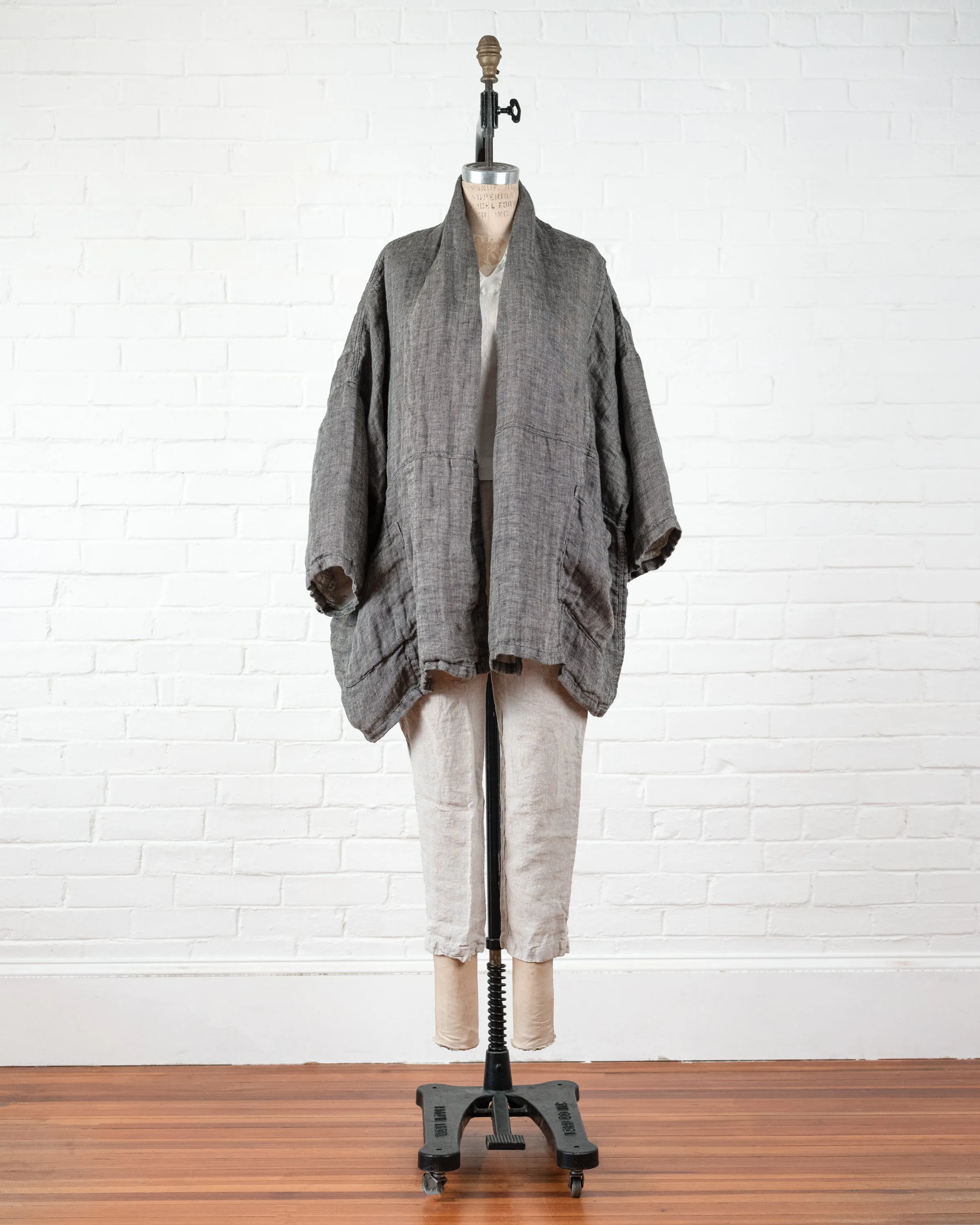 Linen Shawl Jacket