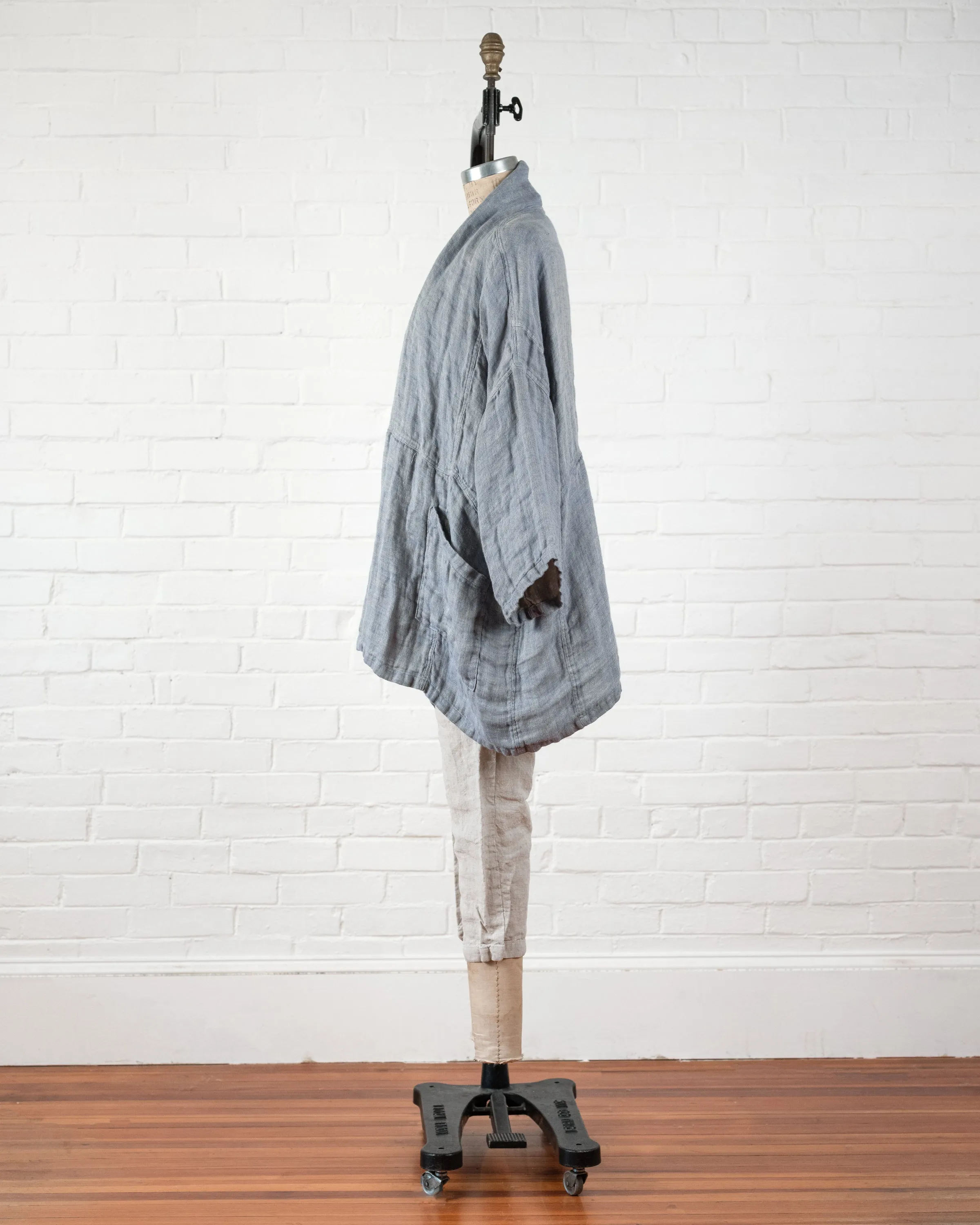 Linen Shawl Jacket