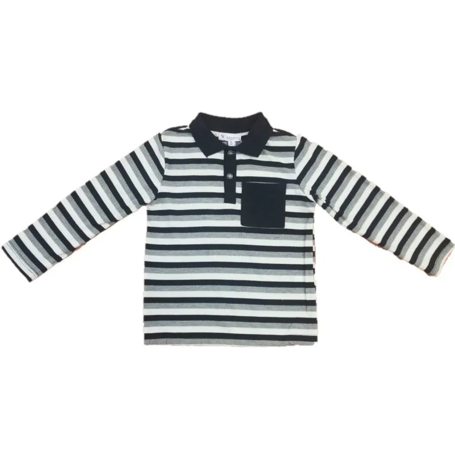 Martino - Ribbed Stripe Plolo