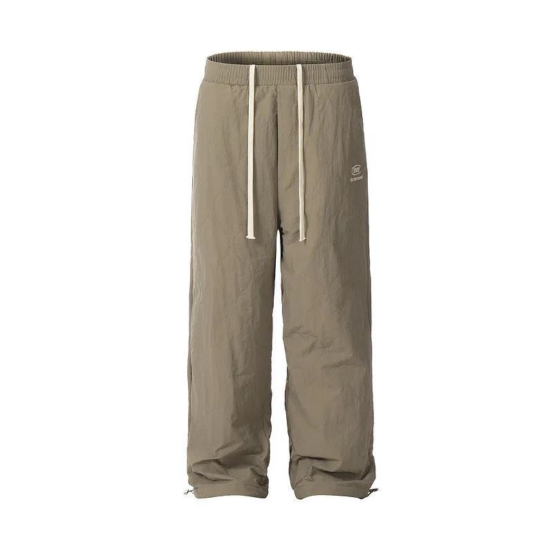 Men's And Women's Elastic Waist Drawstring Winter Casual Pants