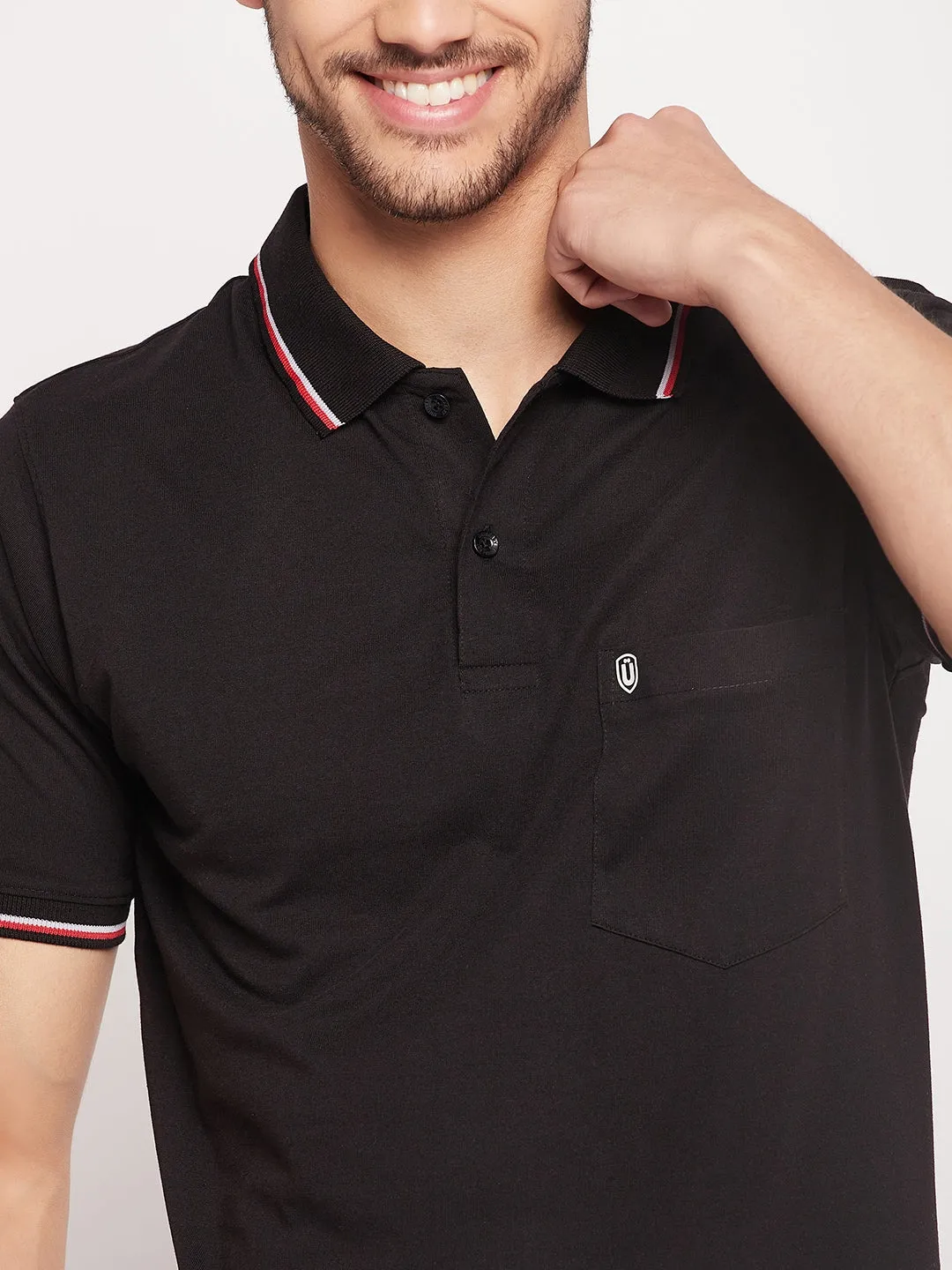 Men's Polo Neck T-Shirt