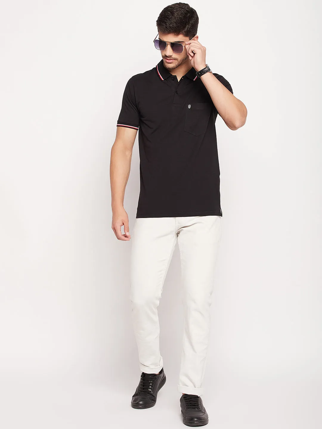 Men's Polo Neck T-Shirt