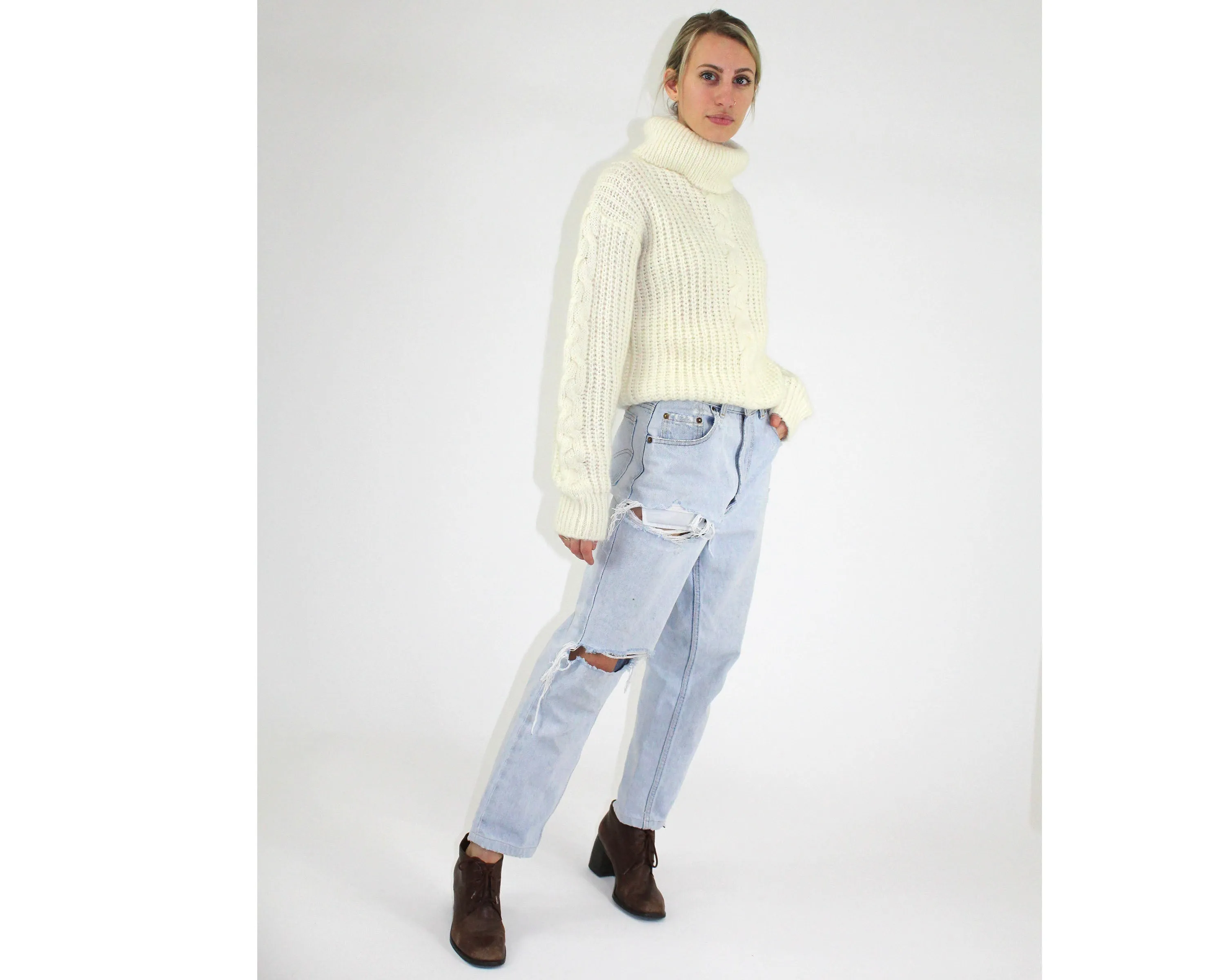 Mohair Winter Turtleneck