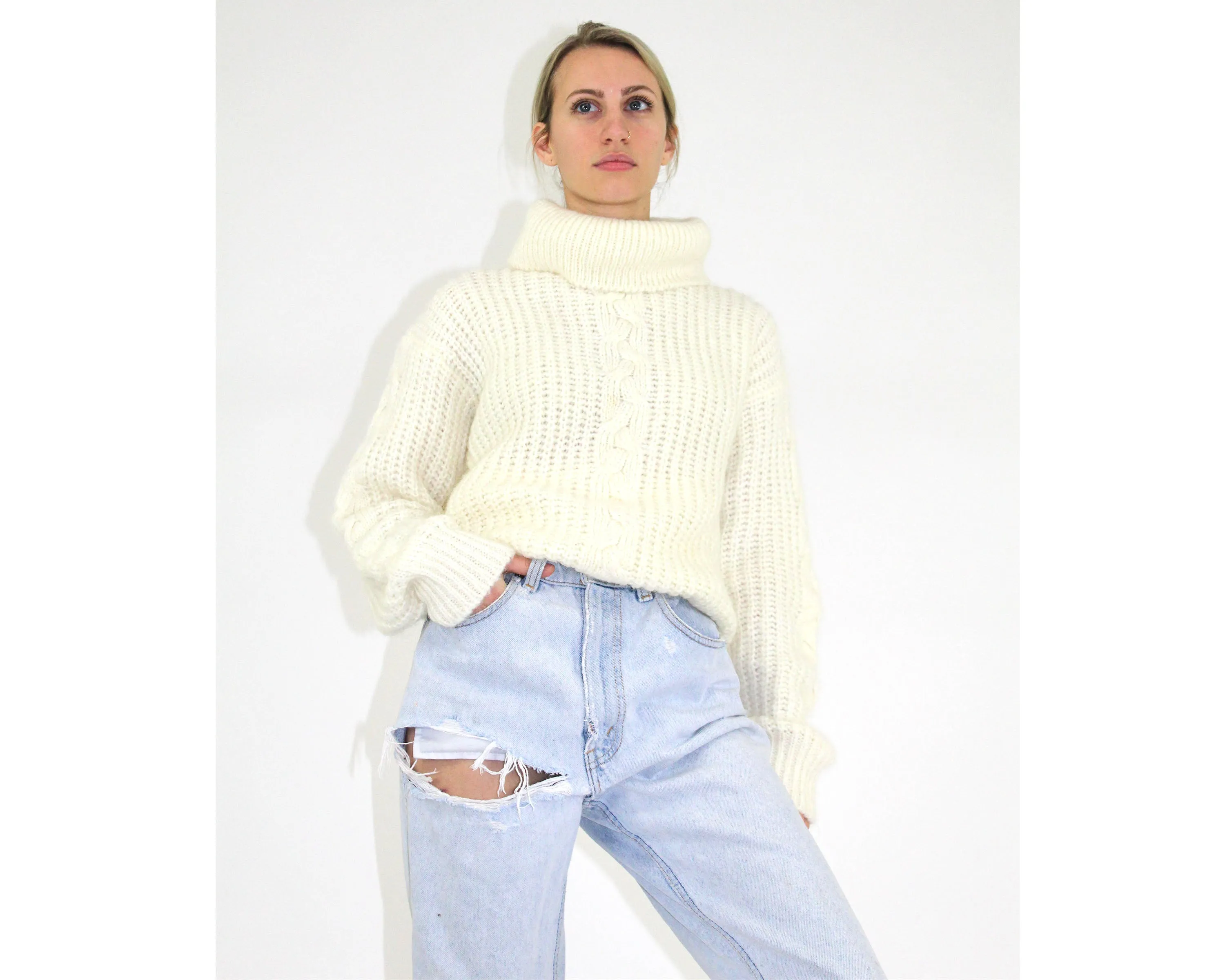 Mohair Winter Turtleneck