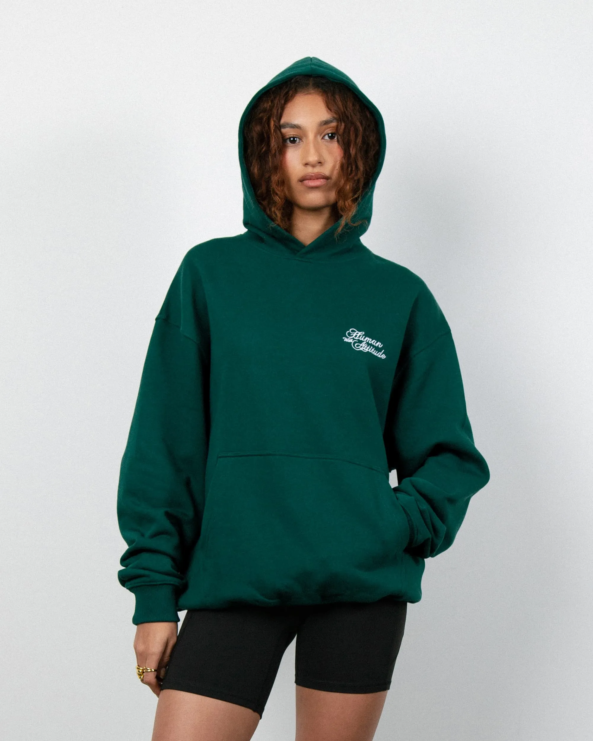 Monogram Hoodie Brodé - Trekking Green