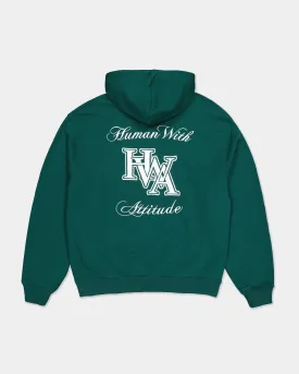 Monogram Hoodie Brodé - Trekking Green