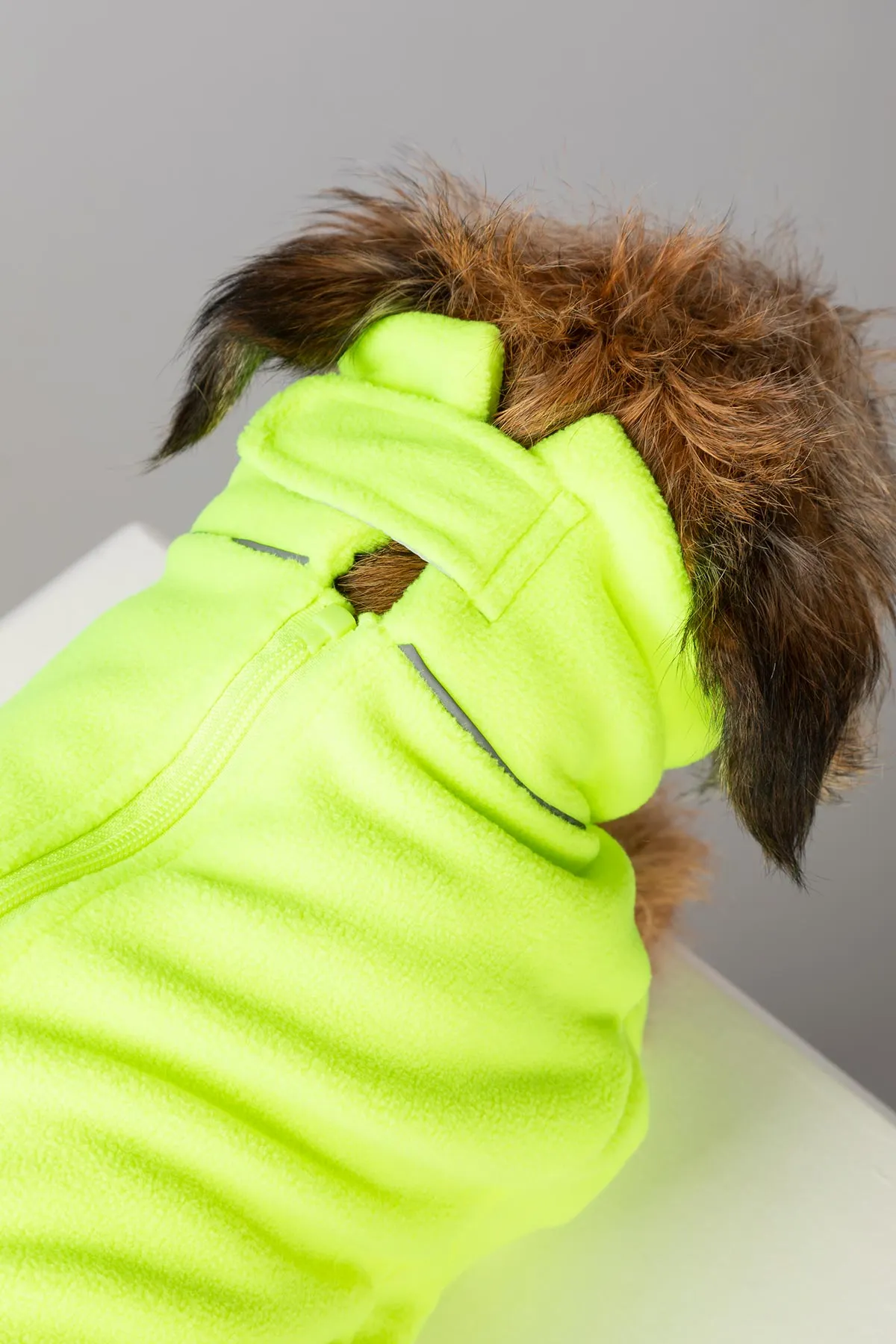 Neon Fleece Dog Jumper - Yapham