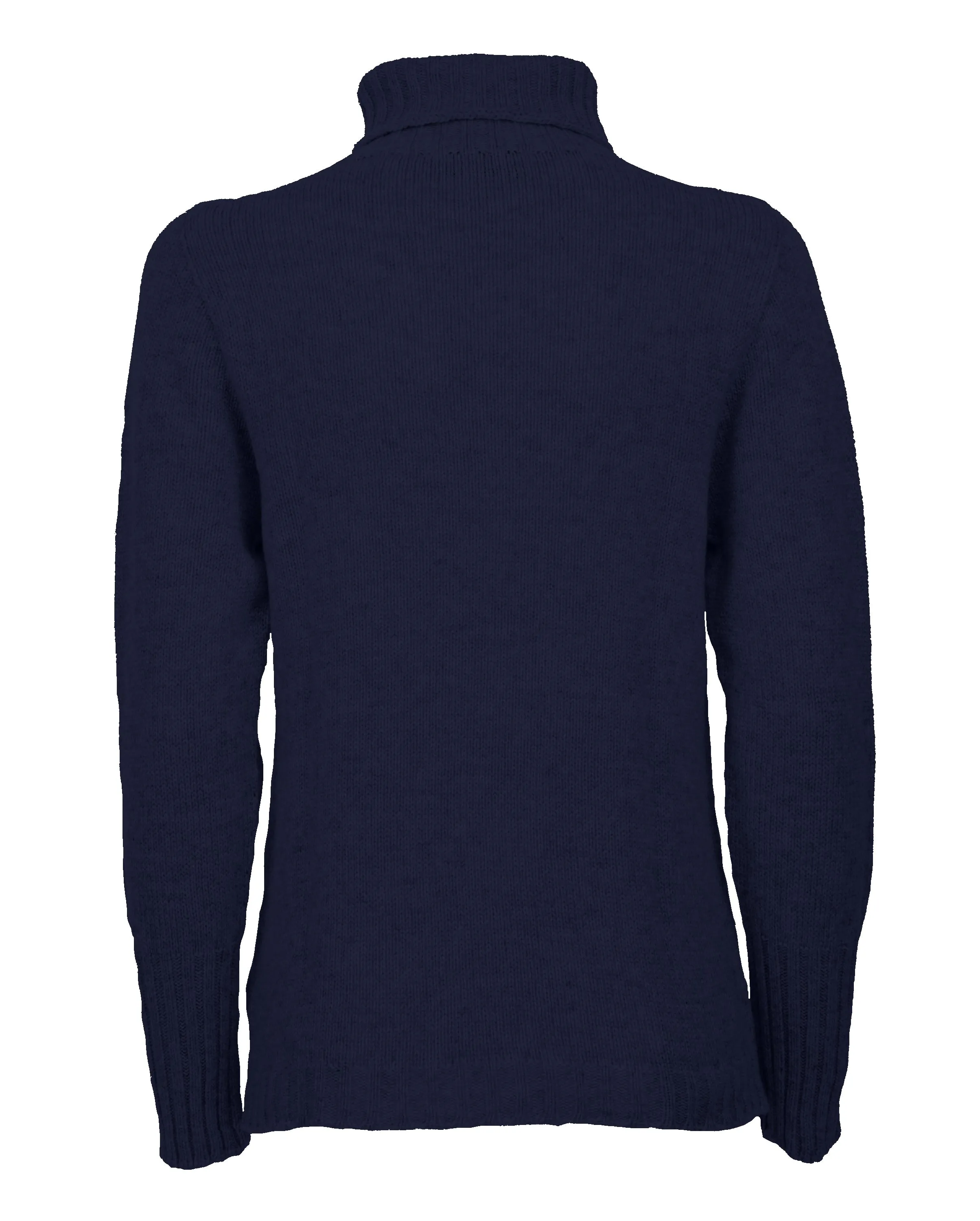 NEW FALL 24 - Women's Classic Cashmere Turtleneck Sweater Night Blue