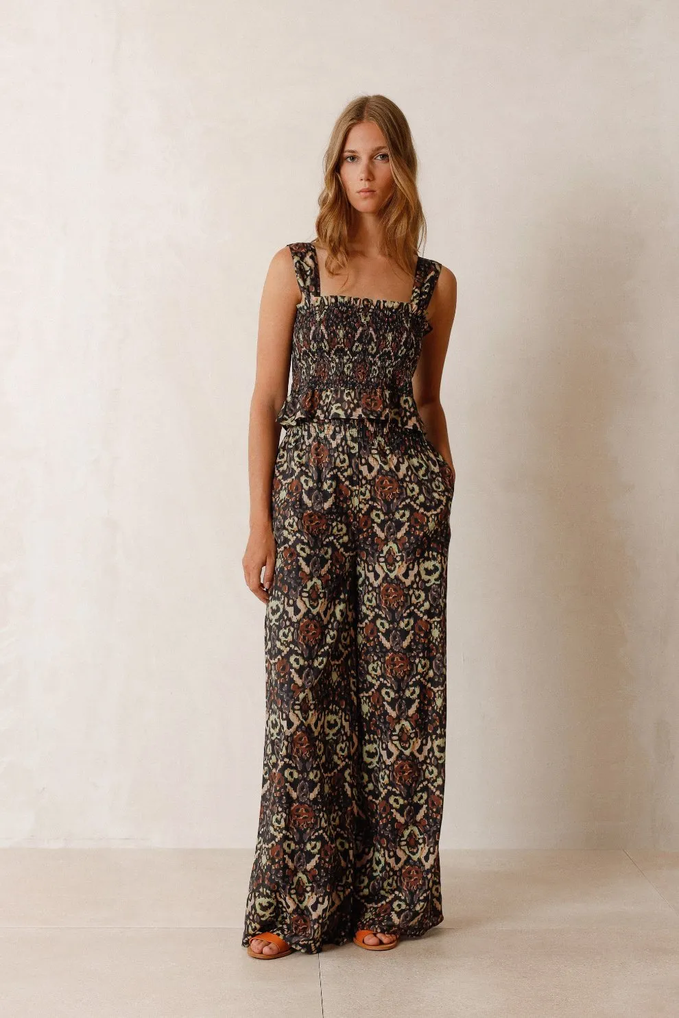 Palazzo Pant Aztec Print