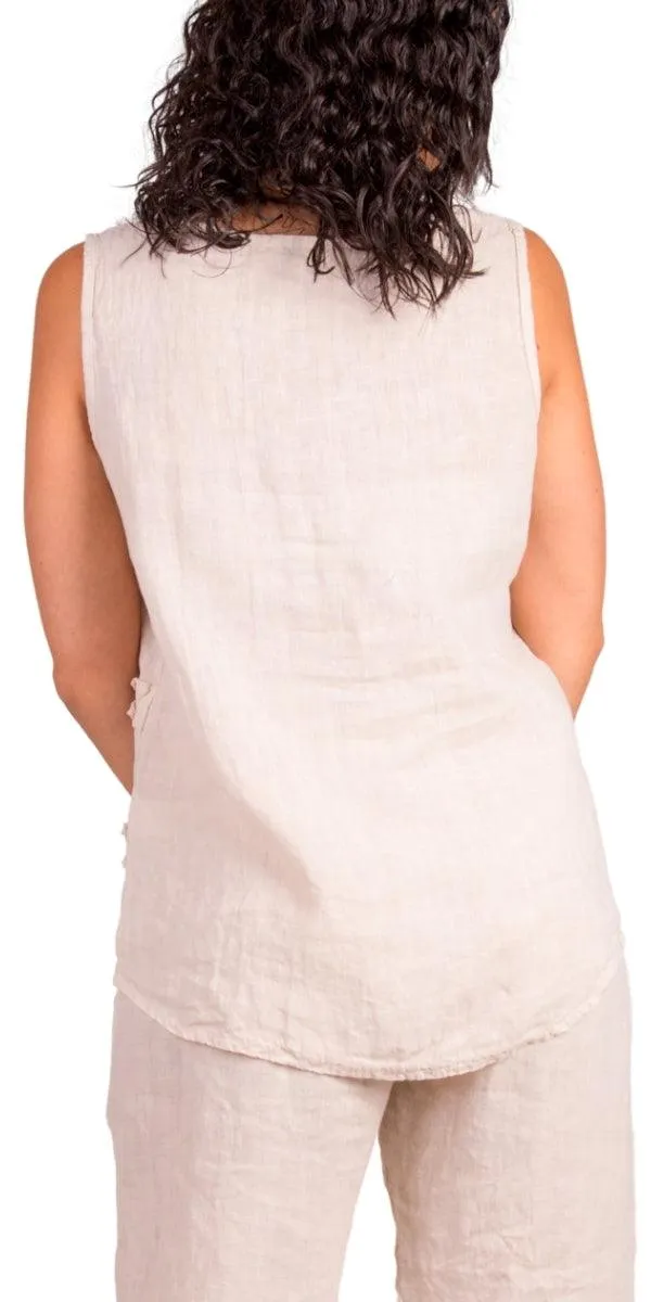 Palermo Linen Top