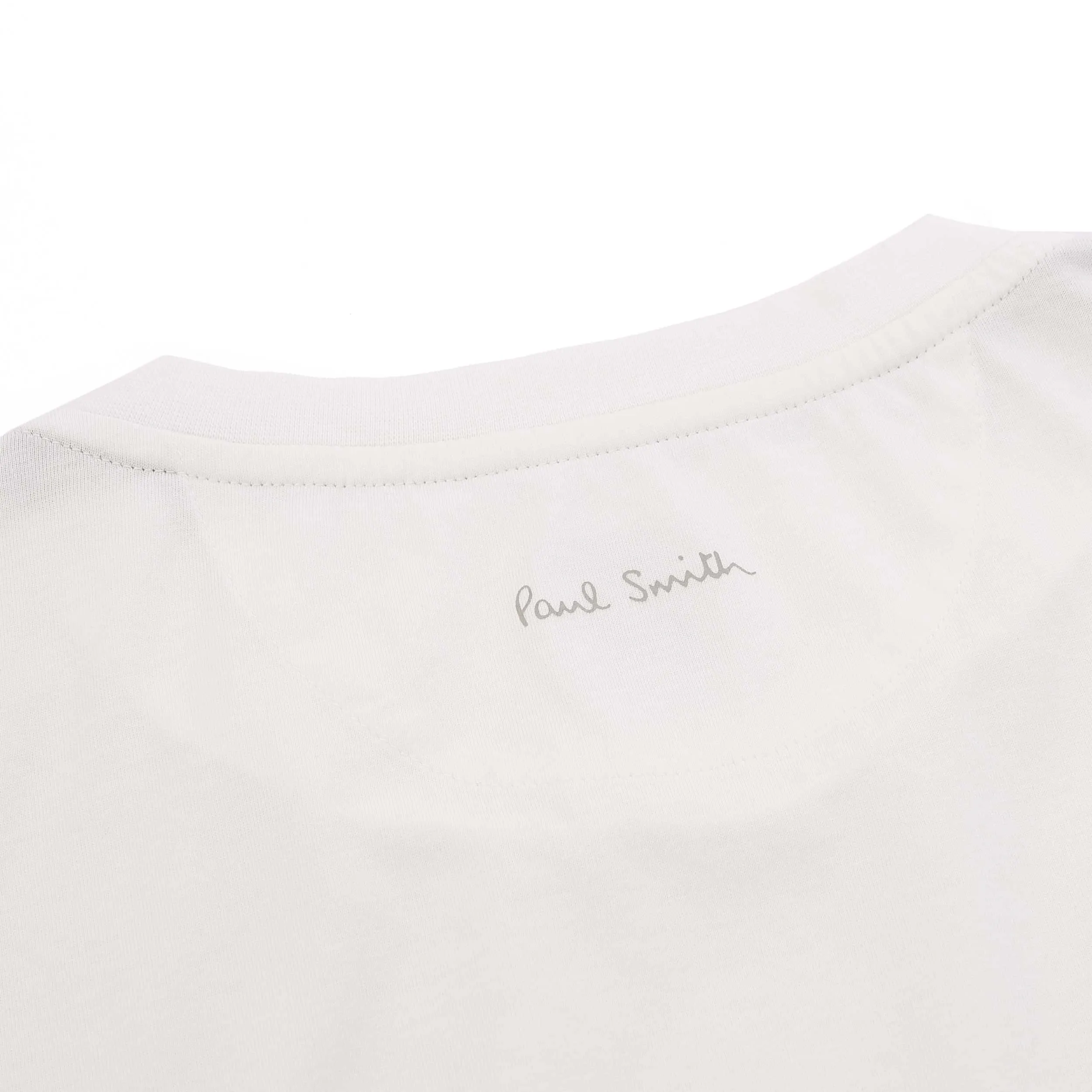 Paul Smith Label T Shirt in White