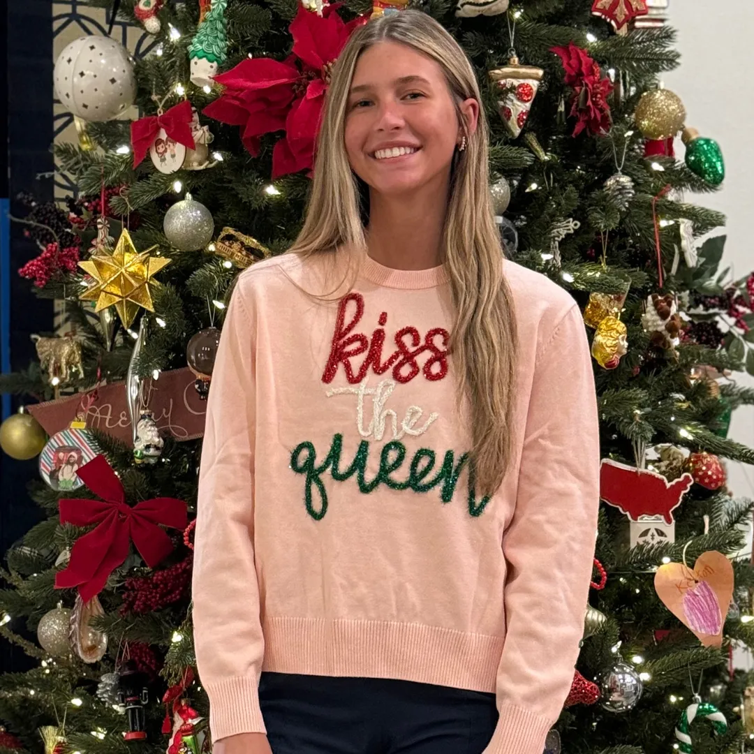 Queen of Sparkles Kiss The Queen Sweater