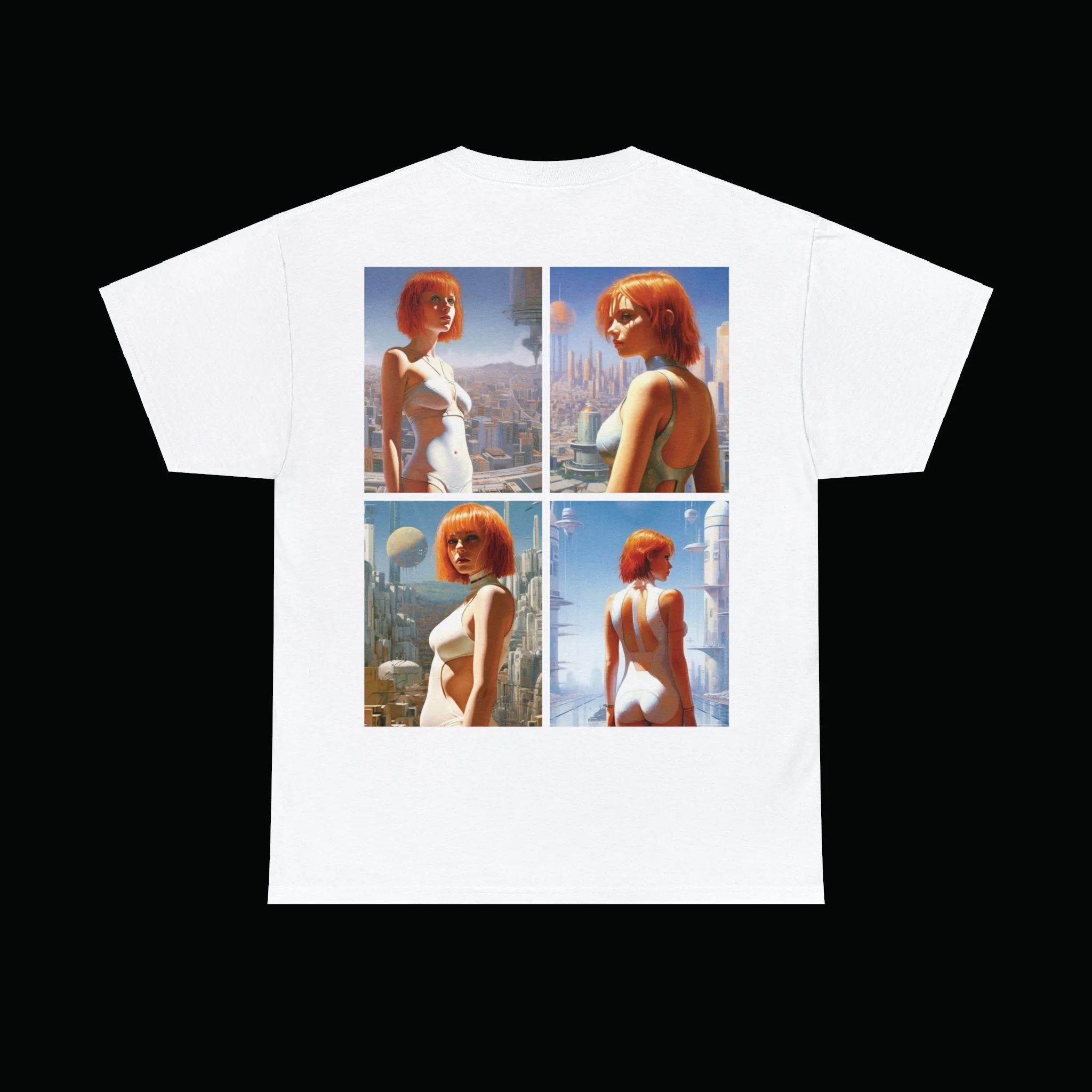 Retro Sci-Fi T-Shirt Leeloo-Style | T-Shirt für Gamer und Sci-Fi Fans