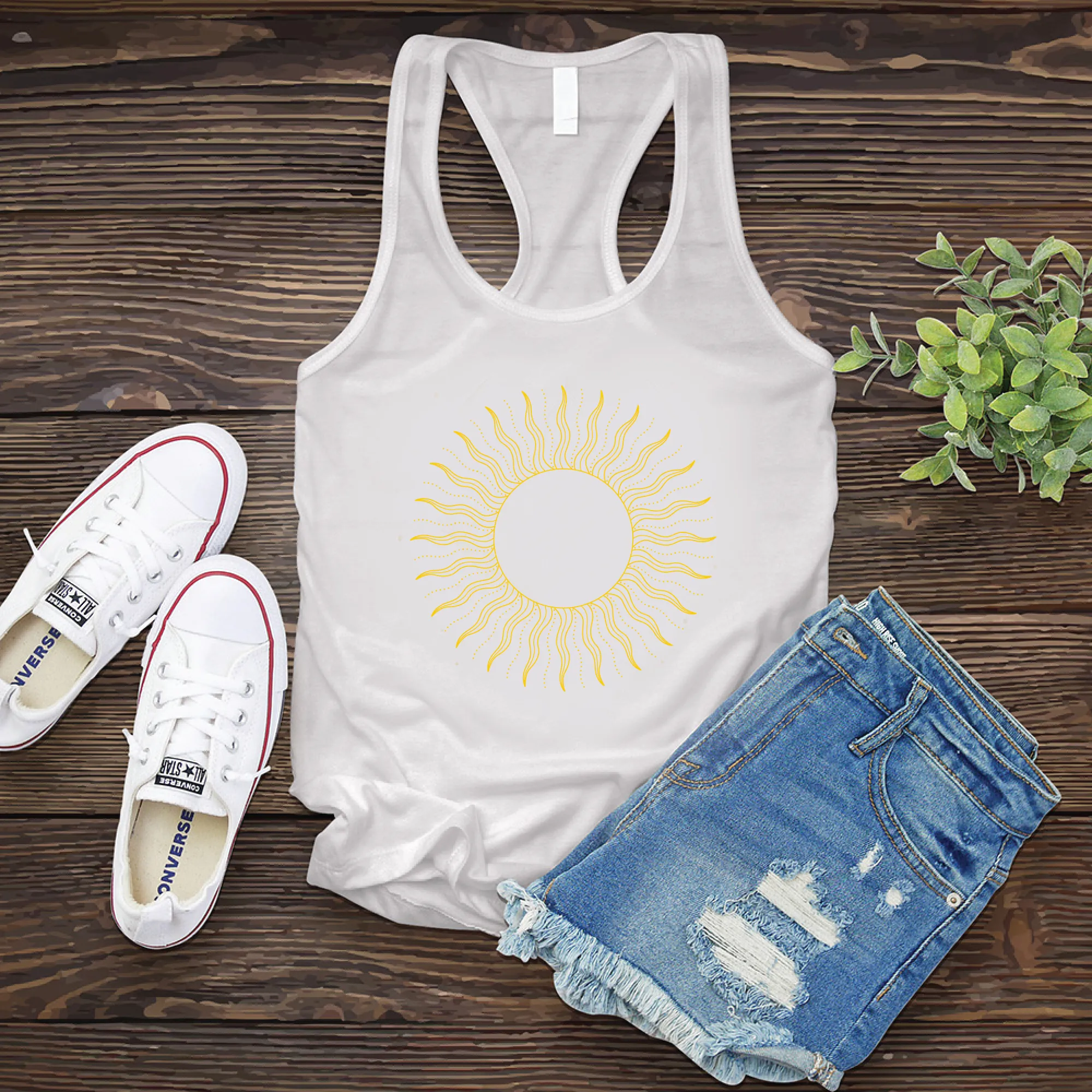 Simple Sun Women's Tank Top