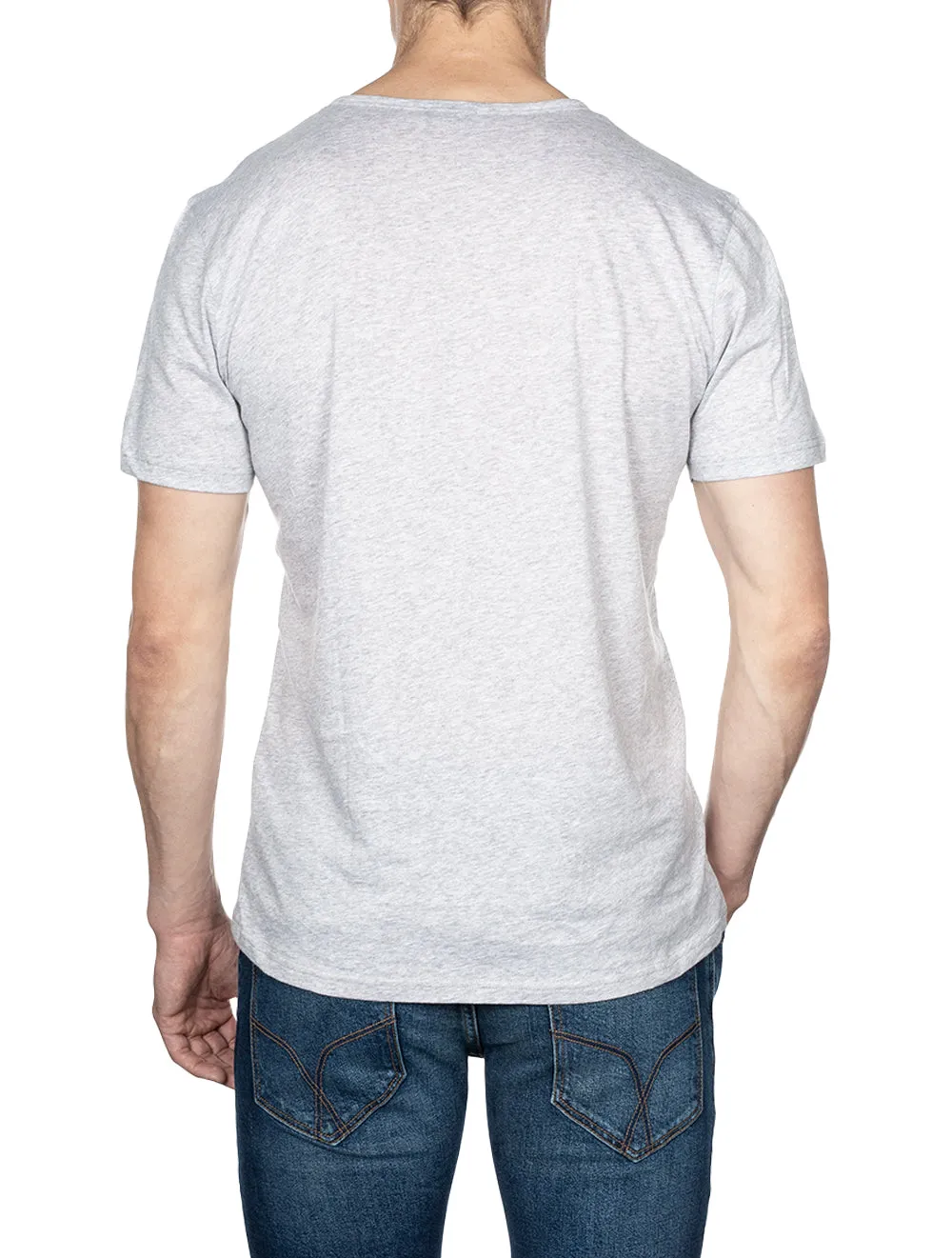 Solid Cotton T-shirt Grey