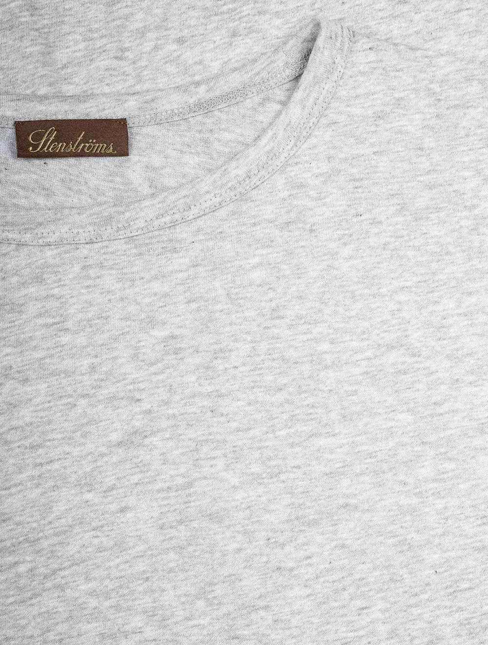 Solid Cotton T-shirt Grey