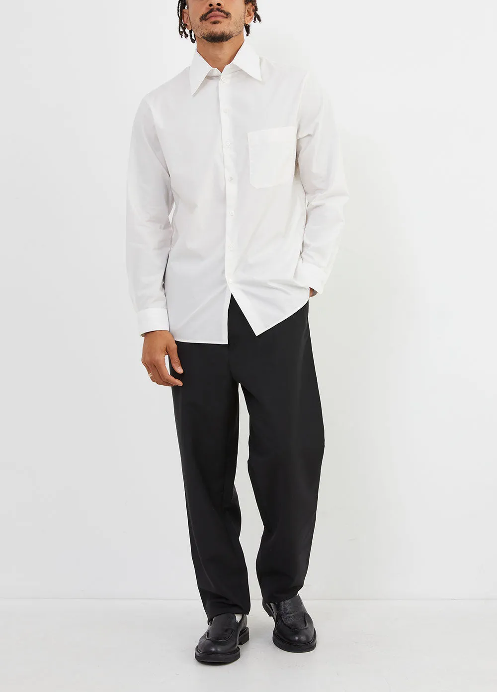 Straight Collar Shirt