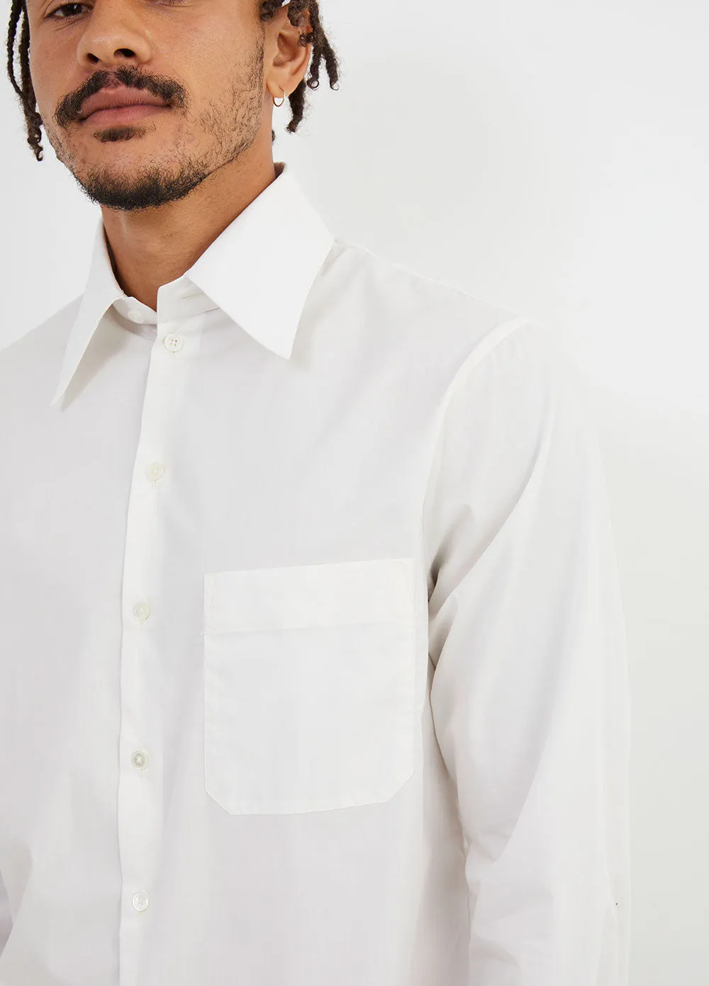 Straight Collar Shirt