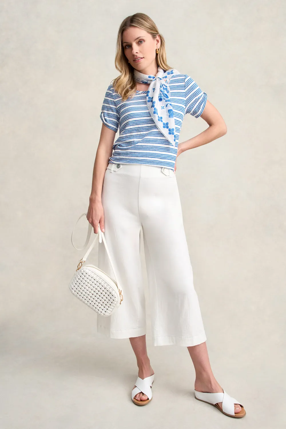 Stripe Linen Tee