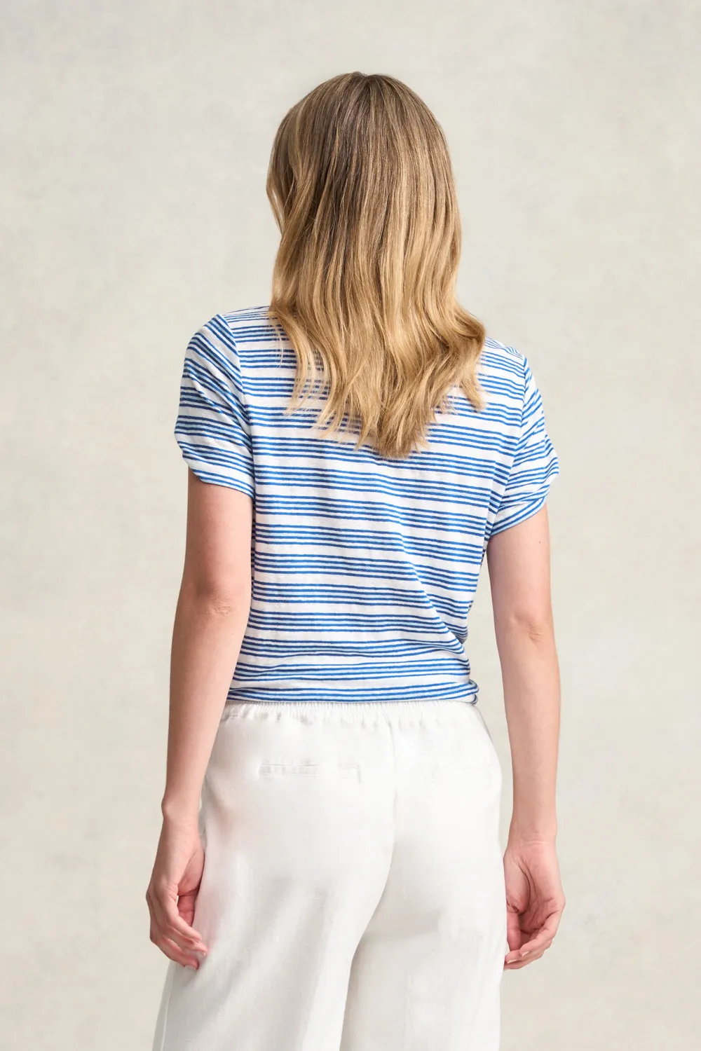 Stripe Linen Tee