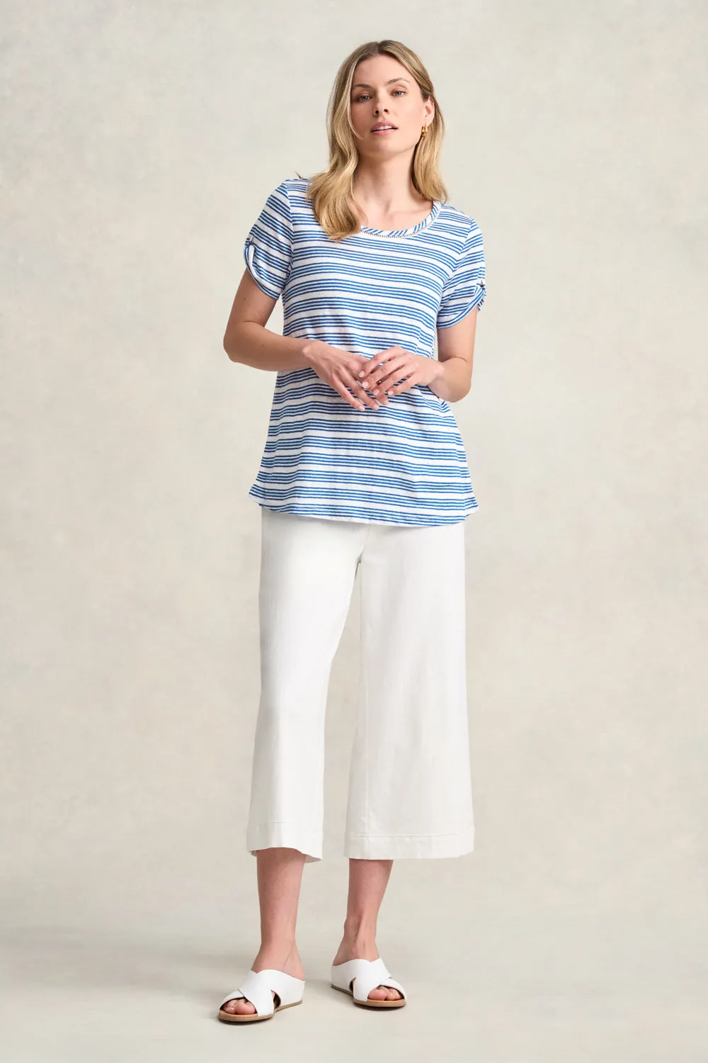 Stripe Linen Tee