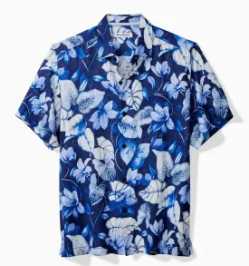 Tommy Bahama Big & Tall Azure Escape Camp Shirt - Royal Indigo