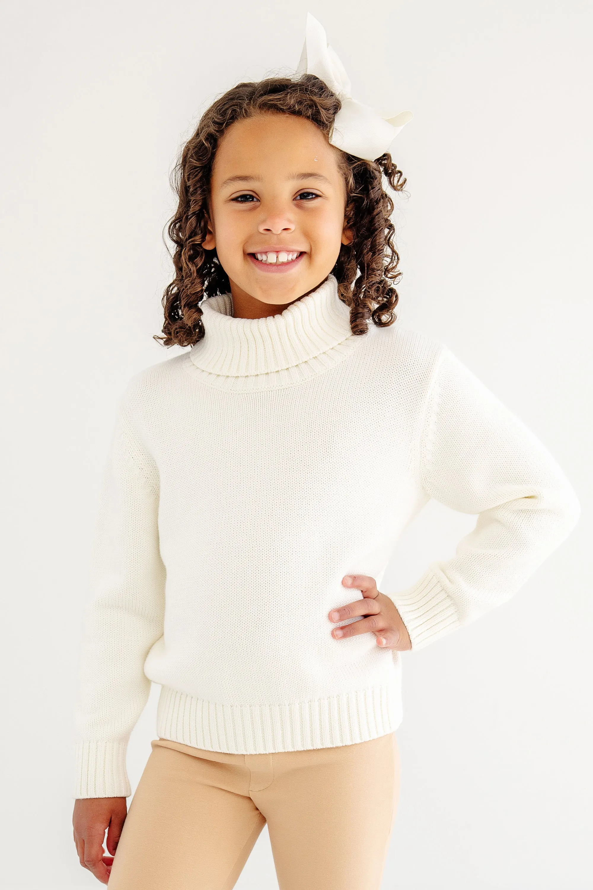 Townsend Turtleneck Sweater - Palmetto Pearl