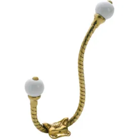 Tradco Porcelain Tip Rope Hat & Coat Hook