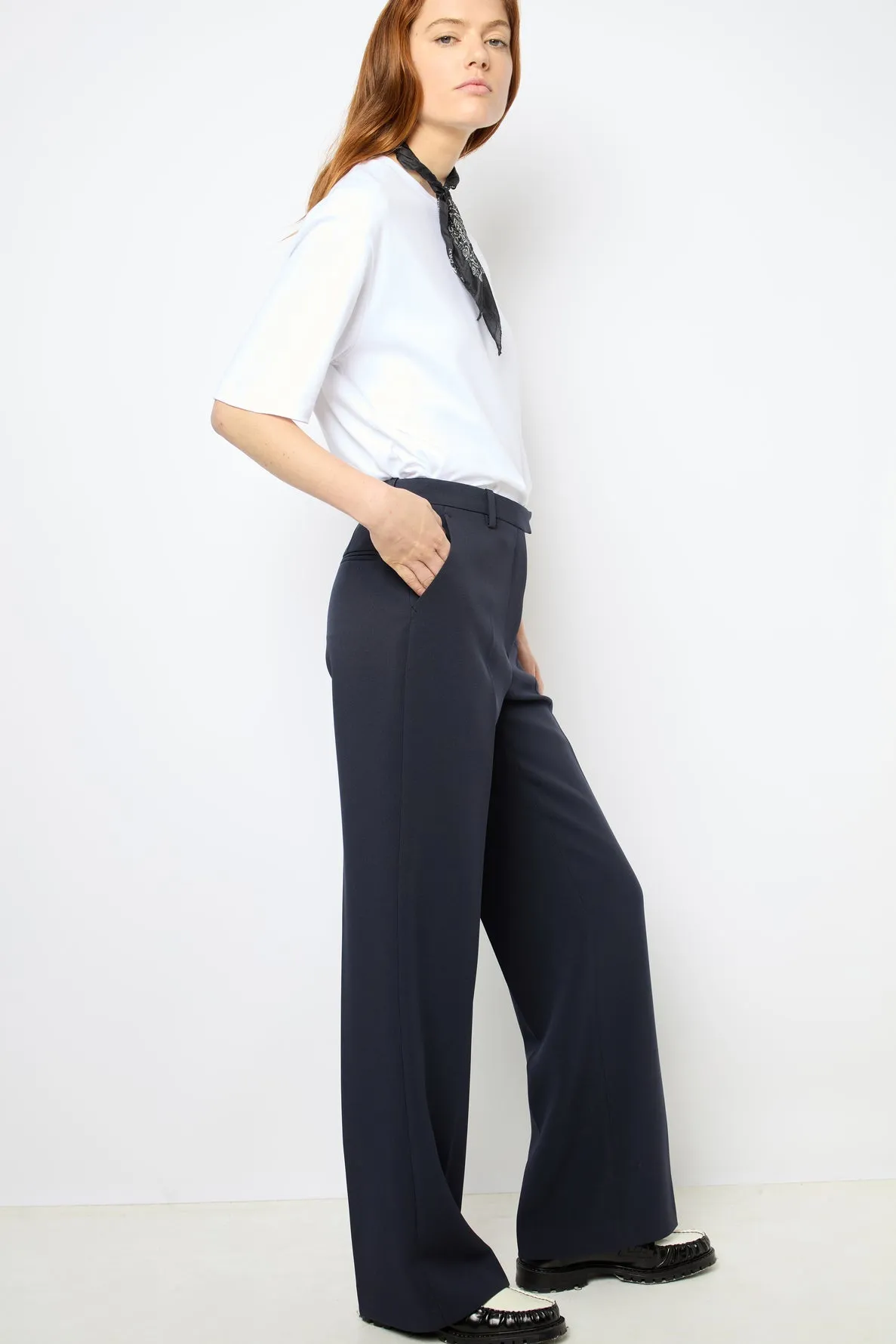 Trouser Nanou Dap34a077 Navy